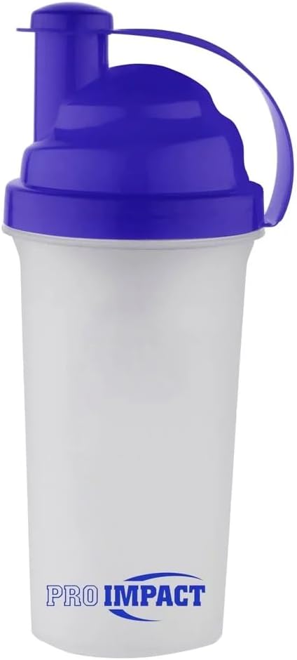 Amber Fight Gear Shaker Bottle with Cyclone Cap - BPA-Free, Durable, Leak-Proof, Easy Clean, Portable Protein Mixer for Gym, Sports, Supplements - Blue