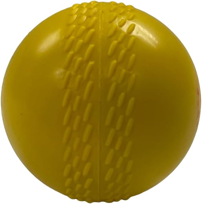 Amber Fight Gear Indoor Cricket Essential PVC Balls Safe, Durable Training Aid for Indoor Surfaces, Perfect for Skill Refinement &amp; Recreational Play, Set of 6