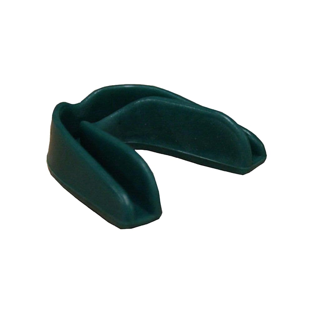 Custom Fit Sports Mouthguard Boil and Bite Mouth Guard for Boxing, MMA &amp; More, Easy Mold, Adjustable Length, Includes Storage Case, Green, Pack of 10