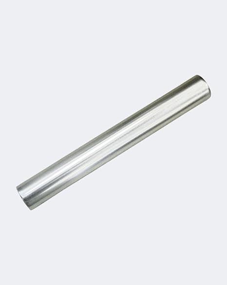 Aluminum Relay Baton Get The Winning Edge with Our Official Size, Lightweight, and Safe, Silver Pack of 2