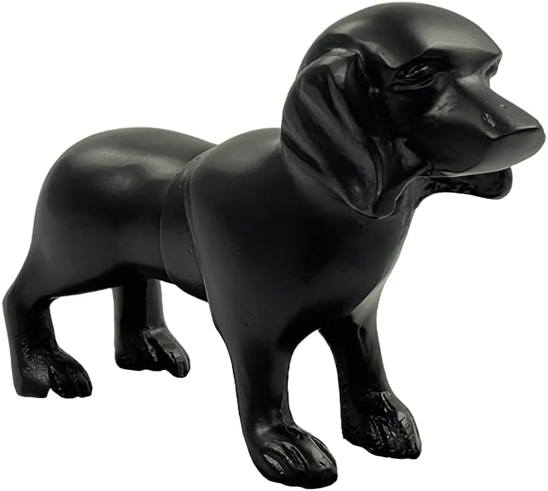 Dachshund Figure Decorative Bookends - Heavy Duty Non-Skid Antique Finish Bookend Set for Office, Library, Living Room - Unique Gift for Dog Lovers &amp; Book Organization