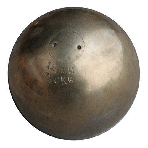 Amber Fight Gear Precision Brass Shotput IAAF Compliant, Superior Grip &amp; Weight Calibration for Competitive Performance