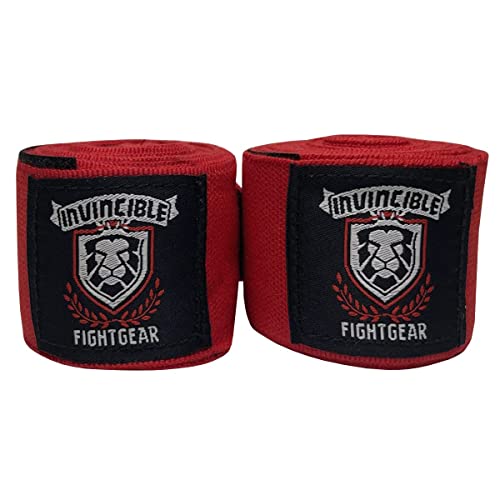 Red Amber Fight Gear 180-Inch Elastic Hand Wraps