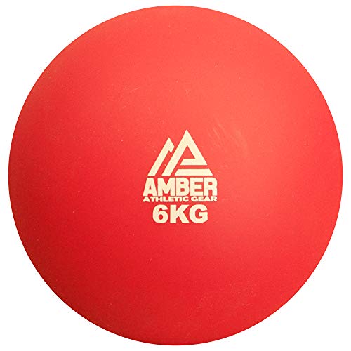 Amber Fight Gear Hard Shell Indoor Shot Put Non-Marking Design for Indoor Track &amp; Field Training Durable, Retains Shape Ideal for Spin, Thrust &amp; Positioning Practice, Color May Vary
