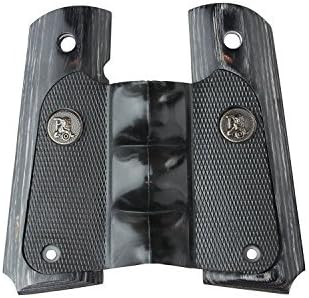 Pachmayr American Legend 1911 Charcoal Silvertone  Laminate Grip