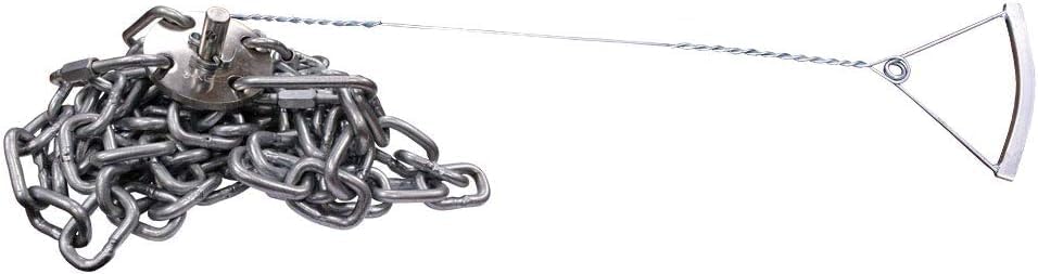 Chain Hammer 3.05kg for Hammer Throw, Galvanized Iron for Durability, Soft-Landing Training Hammer with High-Speed Motion Swivel, Hammer Wire &amp; Aluminum Handle, Ideal for Athletes &amp; Sports Training