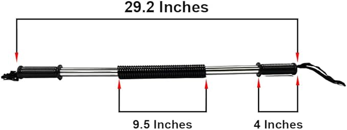 Amber Sporting Goods AFG Heavy Duty Power Twister Arm and Chest Builder Upper Body Arm Strengthening Extra Heavy Duty 65cm