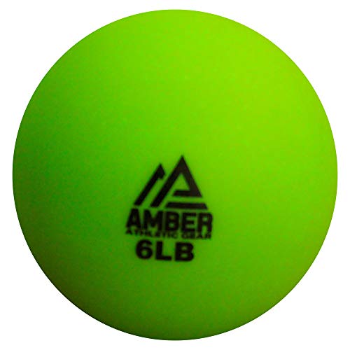 Amber Fight Gear Hard Shell Indoor Shot Put Non-Marking Design for Indoor Track &amp; Field Training Durable, Retains Shape Ideal for Spin, Thrust &amp; Positioning Practice, Color May Vary