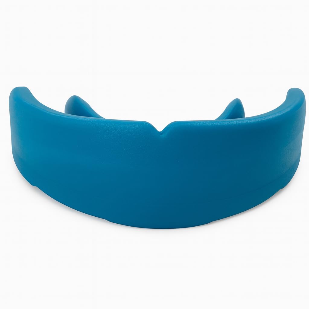 Amber Fight Gear Power Mouth Piece with Case, Blue, Adult, Pack of 100