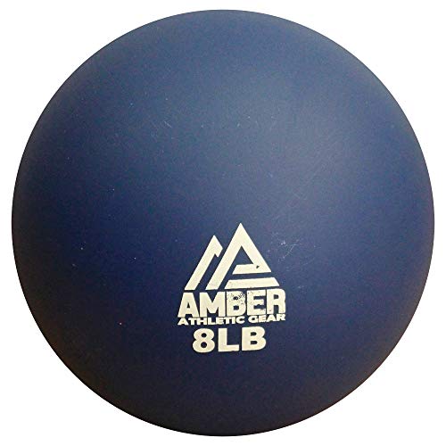 Amber Fight Gear Hard Shell Indoor Shot Put Non-Marking Design for Indoor Track &amp; Field Training Durable, Retains Shape Ideal for Spin, Thrust &amp; Positioning Practice, Color May Vary