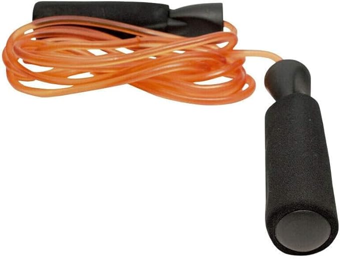 Jump Rope Durable PVC with Cushioned Foam Handles - for Boxing Fitness Workouts Endurance and Strength Training- for Men, Women and Children (9.5-Feet)