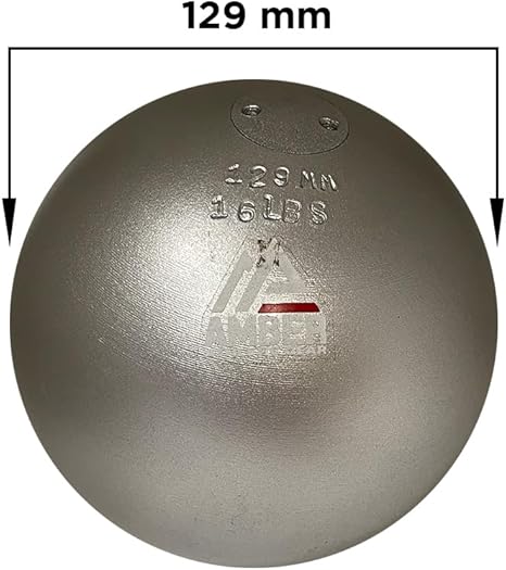 Amber Fight Gear Precision Performance Iron Shot Put Versatile Training and Competition Excellence with Sturdy Cast Iron Build and Durable Polyurethane Coating