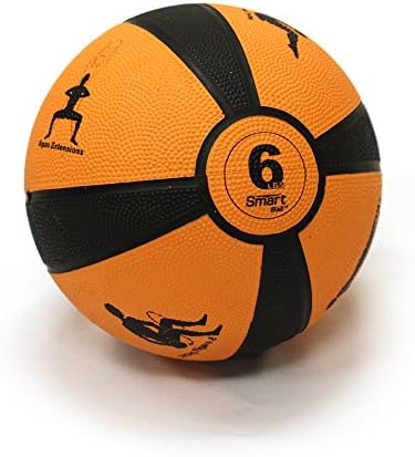 Prism Fitness 6 lb Smart Medicine Ball - Orange