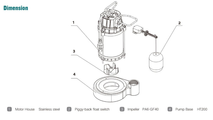 LIVEVIE Leo Pump Sump Pump Top Suction Design, Silent Operation, Reliable Performance, Automatic Switch, Durable Build ? Ideal for 14Inch Basins, 1-1/2Inch Discharge, 10ft Cord, 1/3HP 115V/60HZ, LSC-254CS