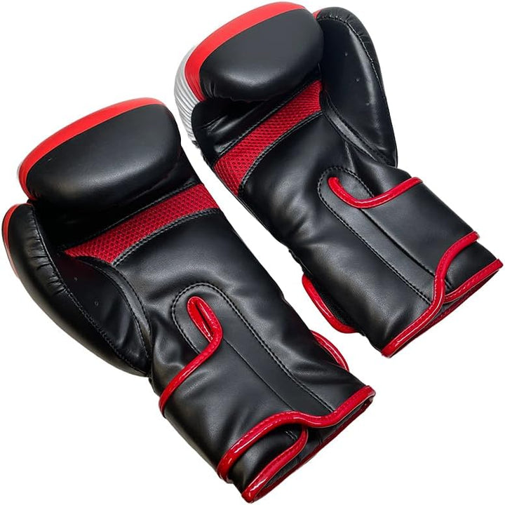 Invincible Fight Gear Standard Toughtek Hook and Loop Training Boxing Gloves - Ideal for Boxing, Kickboxing, Muay Thai, MMA for Men Women and Kids