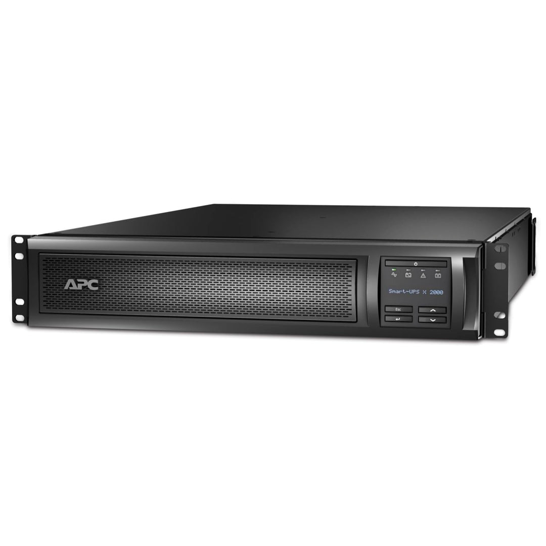 APC Network UPS, 2000VA Smart-UPS Sine Wave UPS with Extended Run Option, SMX2000RMLV2UNC, Network Management Card, 2U Rackmount/Tower Convertible, Line-Interactive, 120V