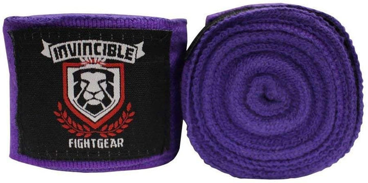 Purple Amber Fight Gear 180-Inch Elastic Hand Wraps