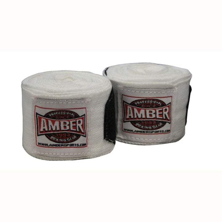 Amber Fight Gear Junior Elastic 120 Inch Handwraps, Safe, Breathable, Secure Fit for Boxing, Kickboxing, Muay Thai, and Martial Arts
