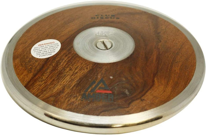 Amber Fight Gear Precision Wood Club Discus Balanced, Stable, Versatile Thrower&