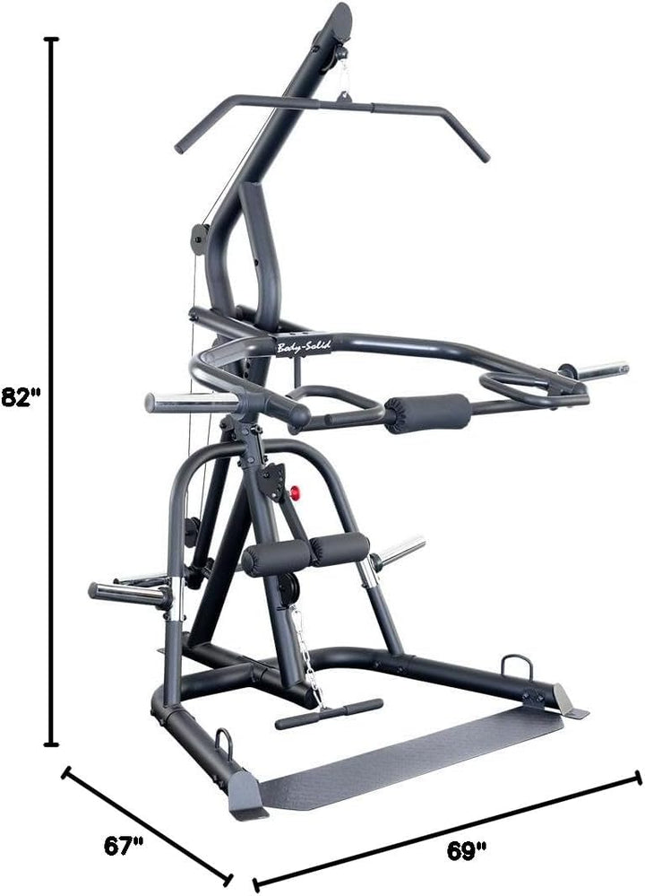 Body-Solid GLGS100BP4 Corner Leverage Gym Package