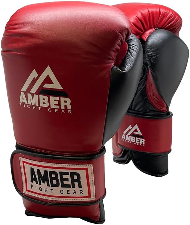 Renegade v1.0 Pro Hook &amp; Loop Leather Boxing Gloves, Durable, Ideal for Sparring &amp; Heavy Bags, Superior Shock Absorption &amp; Ventilation, Optimal Fit for Serious Athletes
