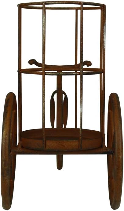 LIVEVIE Classic Vintage Bike Delivery Style Wine Rack Freestanding Single Bottle Holder Bike Shaped Wine Organizer Stand Elegant D?cor for Countertop, Tabletop, Home, Office