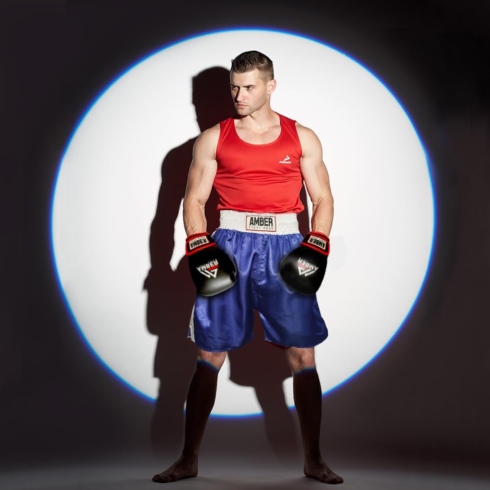 Fearless Classic Satin Pro-Style Boxing Trunks, Premium Lightweight Fight Shorts for Training, Sparring, and Gym Wear
