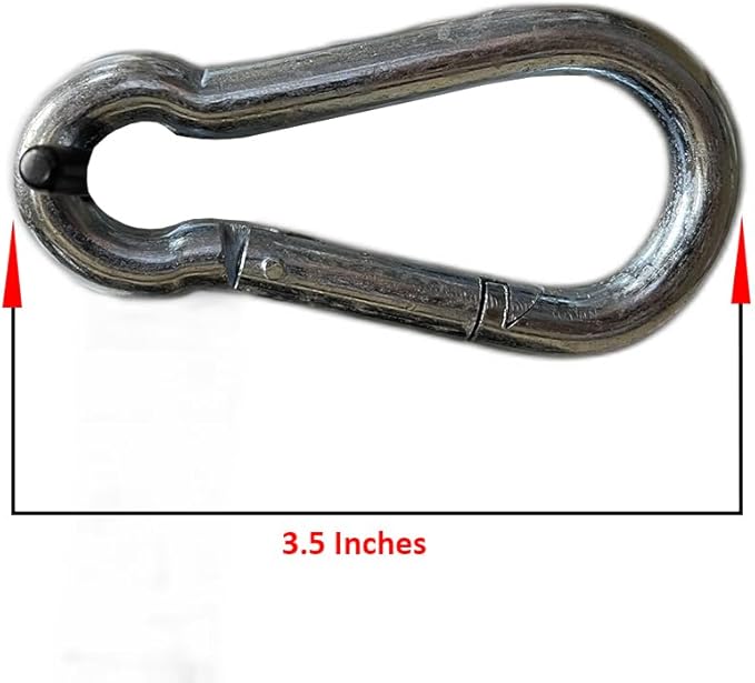 Amber Sporting Goods Heavy-Duty Spring Hook for Double End Bags and Heavy Bags, Pack of 5.