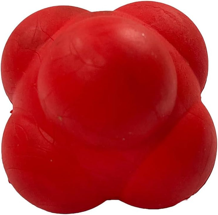 Amber Fight Gear Agility Bounce Reaction Ball for Exception Hand Eye Coordination Small Red