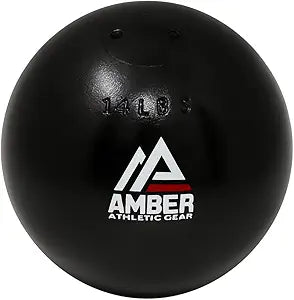 Amber Fight Gear Precision Performance Iron Shot Put Versatile Training and Competition Excellence with Sturdy Cast Iron Build and Durable Polyurethane Coating