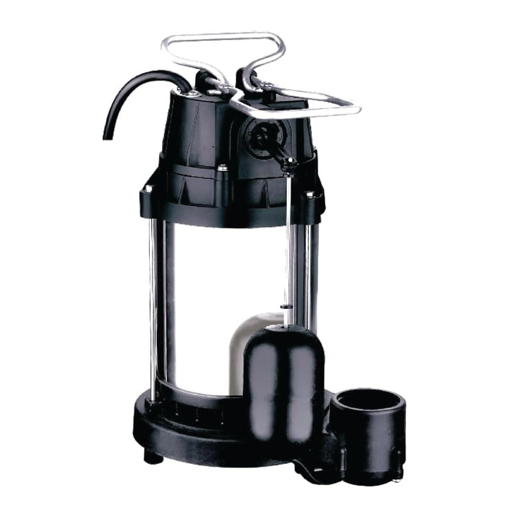 LIVEVIE Leo Pump Sump Pump Top Suction Design, Silent Operation, Reliable Performance, Automatic Switch, Durable Build ? Ideal for 14Inch Basins, 1-1/2Inch Discharge, 10ft Cord, 1/3HP 115V/60HZ, LSC-254CS