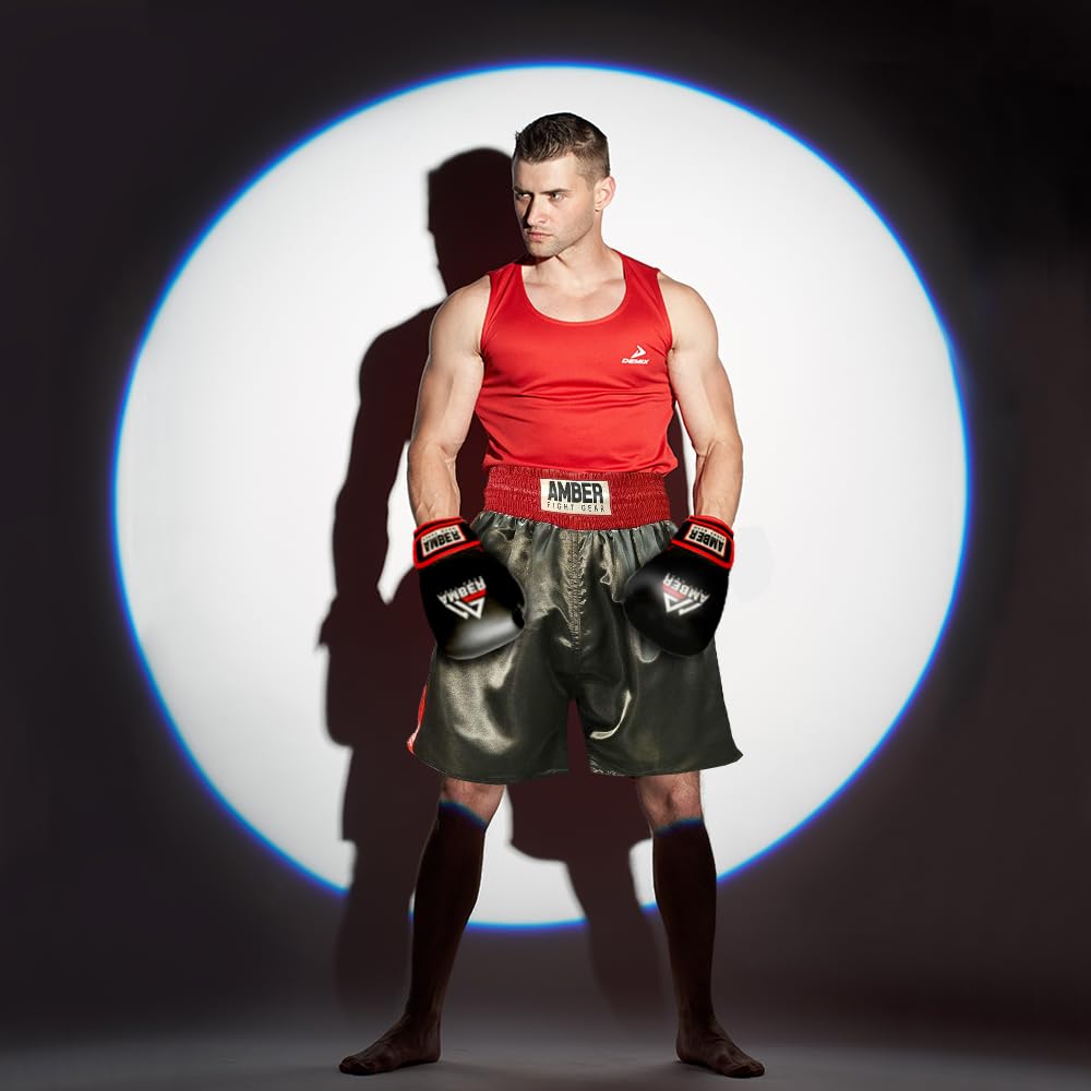 Fearless Classic Satin Pro-Style Boxing Trunks, Premium Lightweight Fight Shorts for Training, Sparring, and Gym Wear