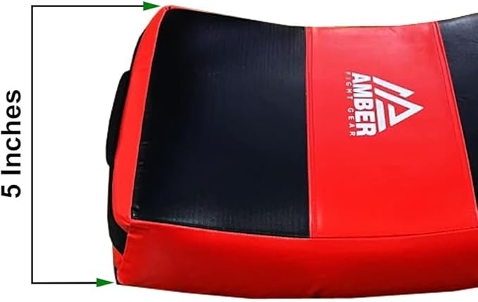 Amber Fight Gear Curved Body Punching Shield Striking Kick Shield for Boxing Punching Pad Muay Thai Training Foot Target Strike Body Shield, MMA, TKD, Martial Arts, Karate Workout 25?x16?x5?