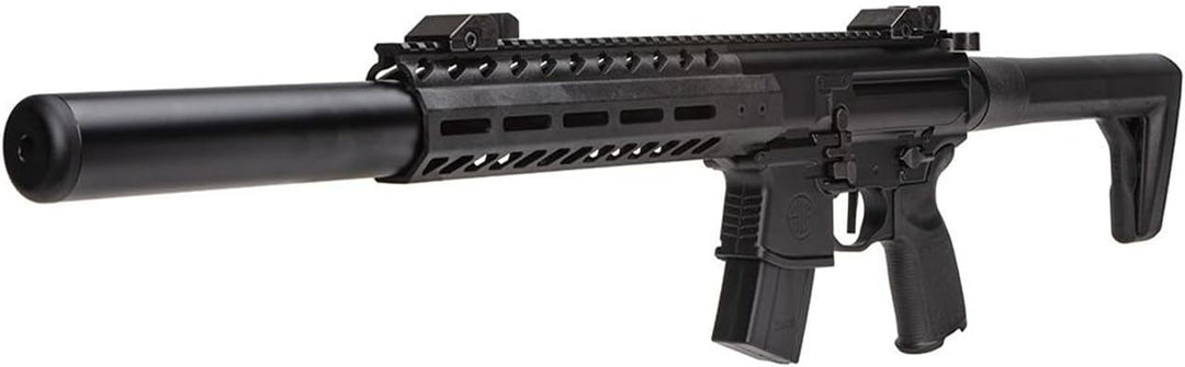 Sig Sauer MCX Gen 2 .177 Caliber 30rd CO2-Powered Semi-Auto Pellet Air Rifle | Accurate High-Performance Airgun for Shooting Training &amp; Practice, Black
