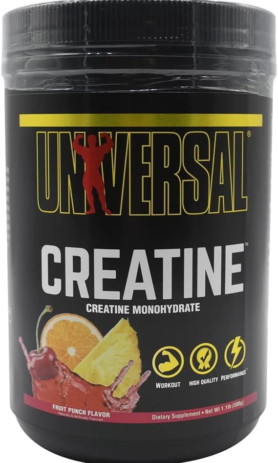 Amber Fight Gear Creatine Powder Supplement - 85 Servings - Fruit Punch