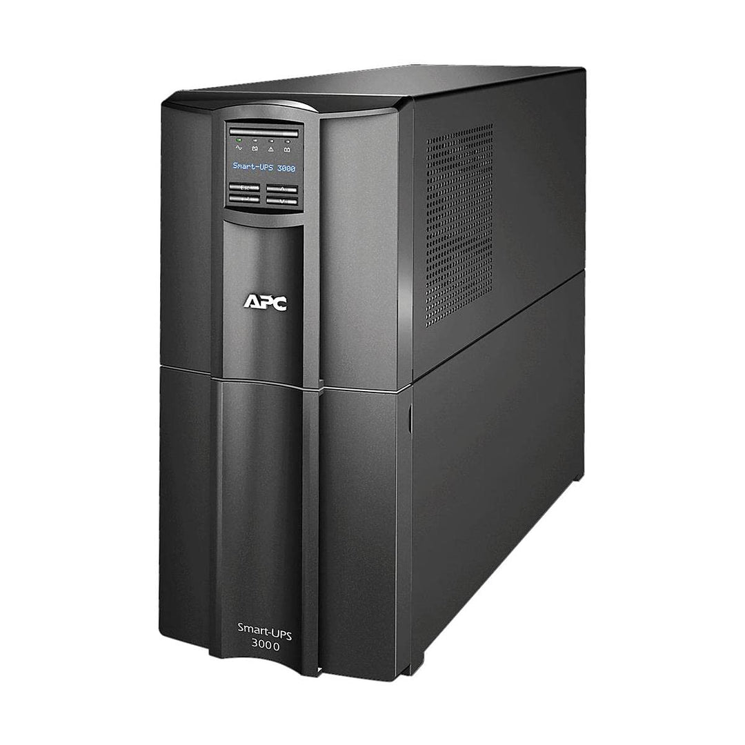 APC 3000VA Smart UPS with SmartConnect, SMT3000C Sinewave UPS Battery Backup, AVR, 120V, Line Interactive Uninterruptible Power Supply