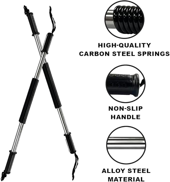 Amber Sporting Goods AFG Heavy Duty Power Twister Arm and Chest Builder Upper Body Arm Strengthening Extra Heavy Duty 65cm