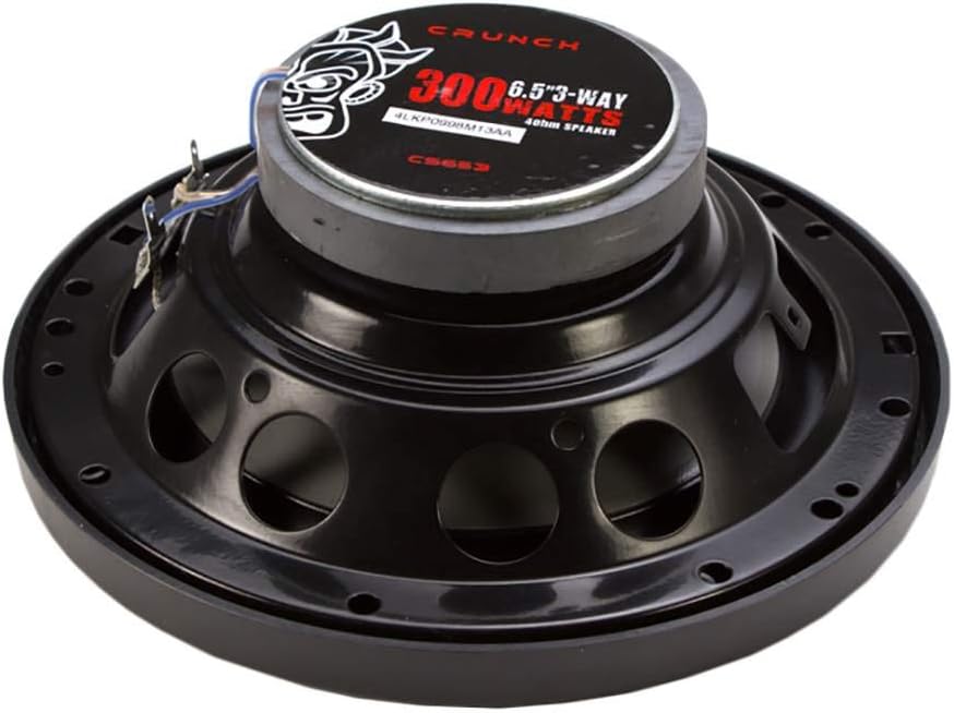 Crunch CS653 CS Series Speakers (6.5", 3 Way, 300 Watts)