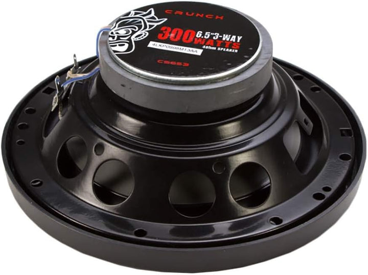 Crunch CS653 CS Series Speakers (6.5", 3 Way, 300 Watts)