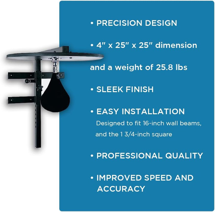 Amber Fight Gear Maximize Your Training with The Pro Style Speedbag Platform - High-Performance Punching Bag Accessories