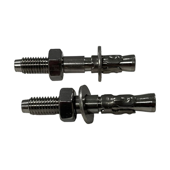 Dynamo Stainless Steel 304 Wedge Expansion Bolt for Hard Rock - Outdoor Use, 25kN Minimum Strength M10x70mm, Pack of 2