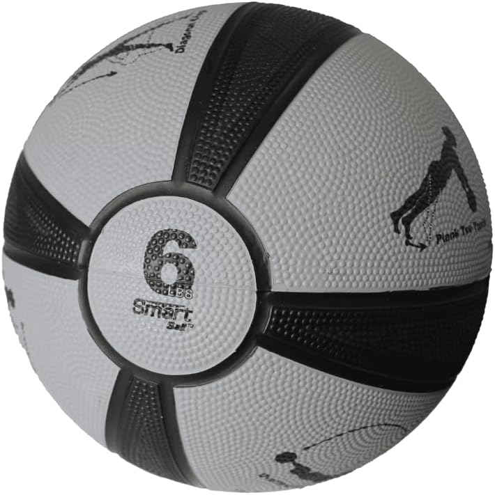 Prism Fitness Smart 10 lb Weighted Medicine Ball - Gray