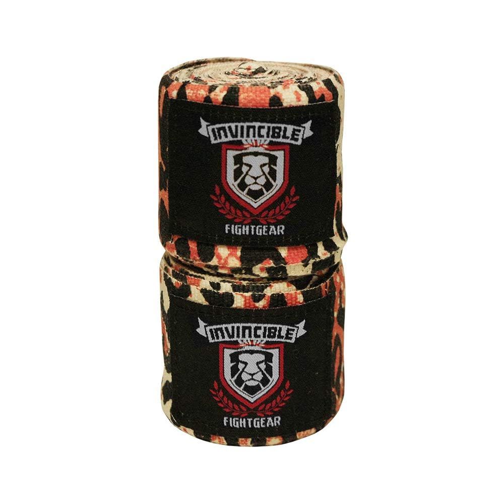 Amber Fight Gear Elastic Thick Printed 180-Inch Handwraps - The Ultimate Athlete&