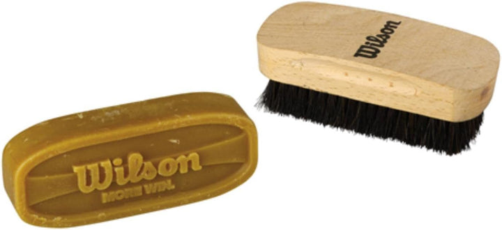 Wilson Football Prep Kit - Wax Bar and Brush