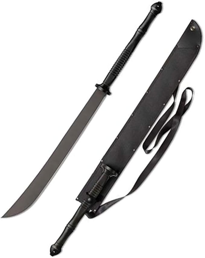 Cold Steel All Purpose Tactical Machete with Sheath, Great for Clearing Brush, Survival, Camping and Outdoor Activities, Thai Machete, One Size