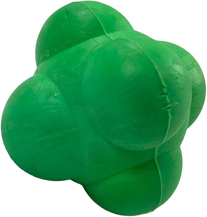 Amber Fight Gear Agility Bounce Reaction Ball for Exception Hand Eye Coordination Large Green