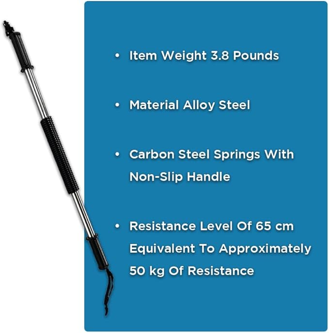 Amber Sporting Goods AFG Heavy Duty Power Twister Arm and Chest Builder Upper Body Arm Strengthening Extra Heavy Duty 65cm