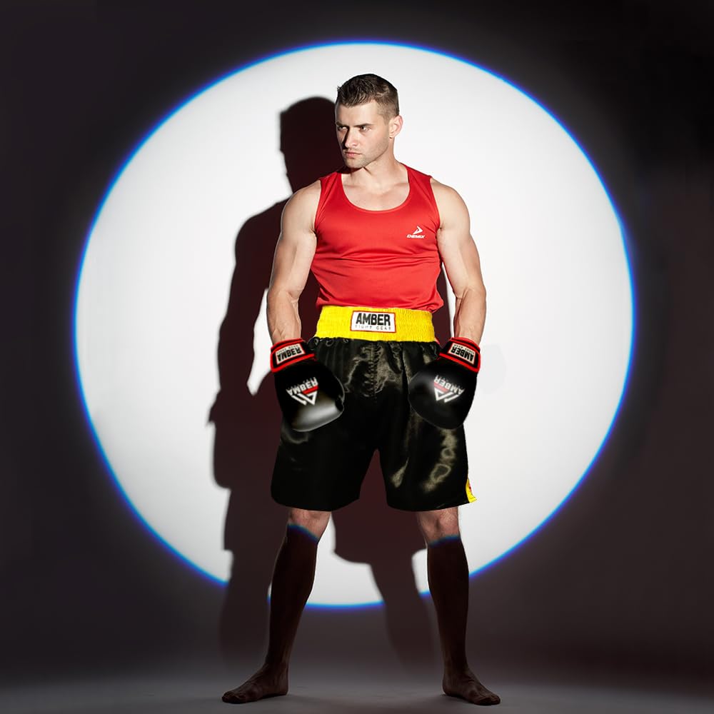 Fearless Classic Satin Pro-Style Boxing Trunks, Premium Lightweight Fight Shorts for Training, Sparring, and Gym Wear