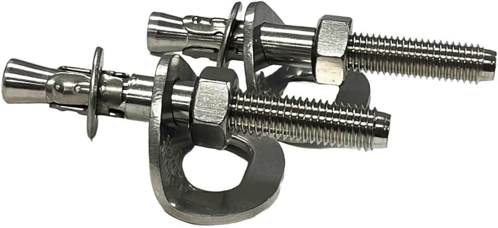 Heavy-duty climbing holds anchors,stainless steel.
