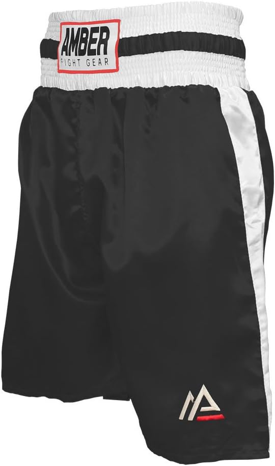 Champion Pro Style Boxing Kickboxing Muay Thai MMA Training Shorts, Full-Length Trunks with Side Splits Lightweight &amp; Durable for Gym &amp; Fight Training